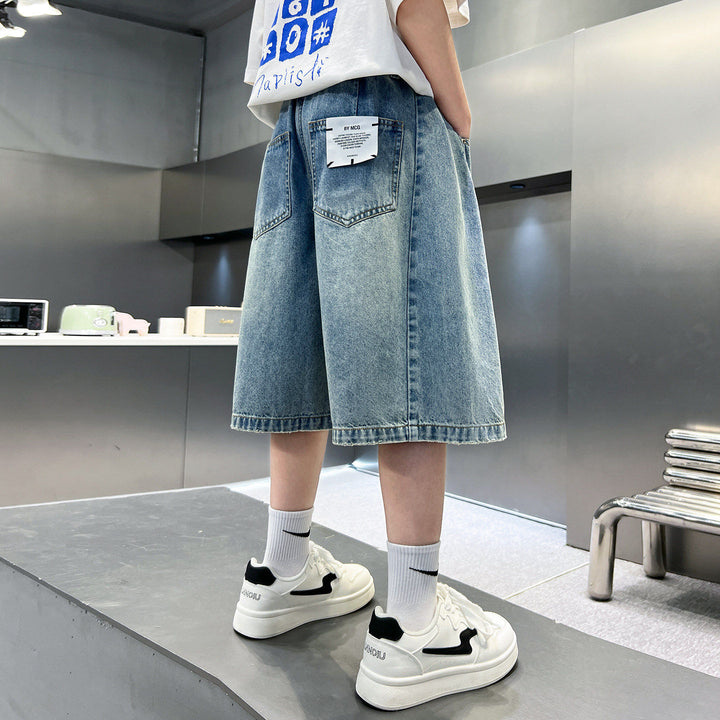 Unisex Baggy-Shorts aus leichtem Denim Drune
