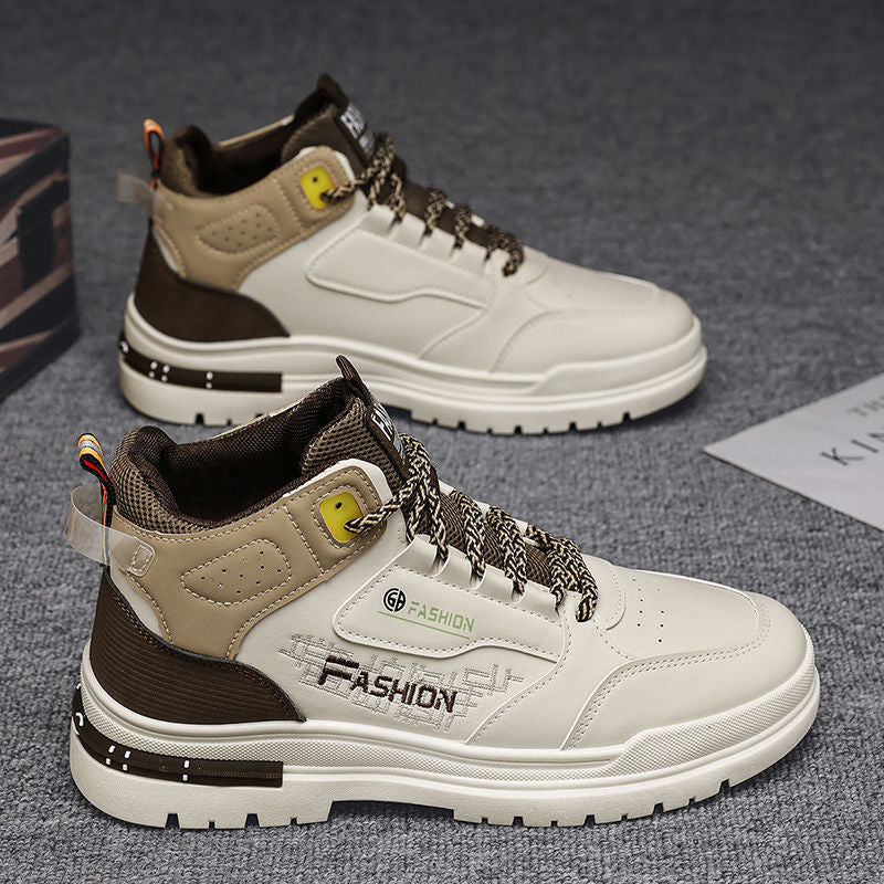 Damen modische High-Top Sneakers mit stylischem Design und rutschfester Sohle Drune