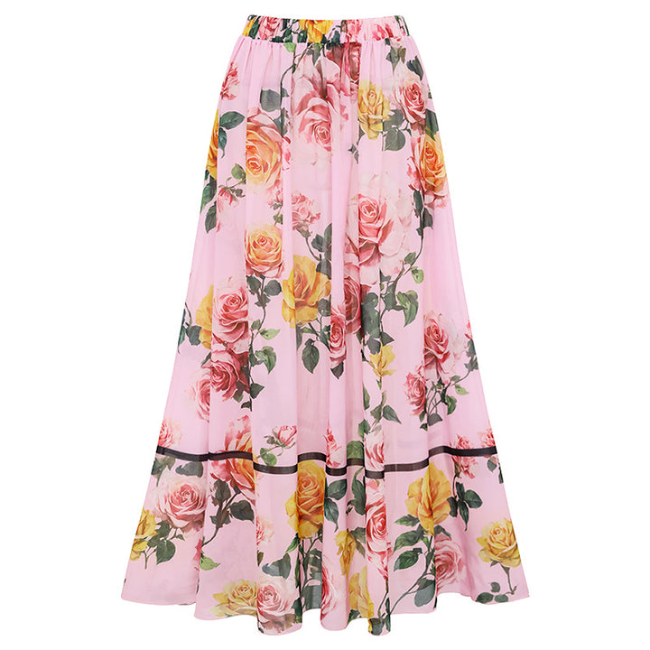 Damen Einseitiger Badeanzug mit floralem Drapierungsdesign Drune
