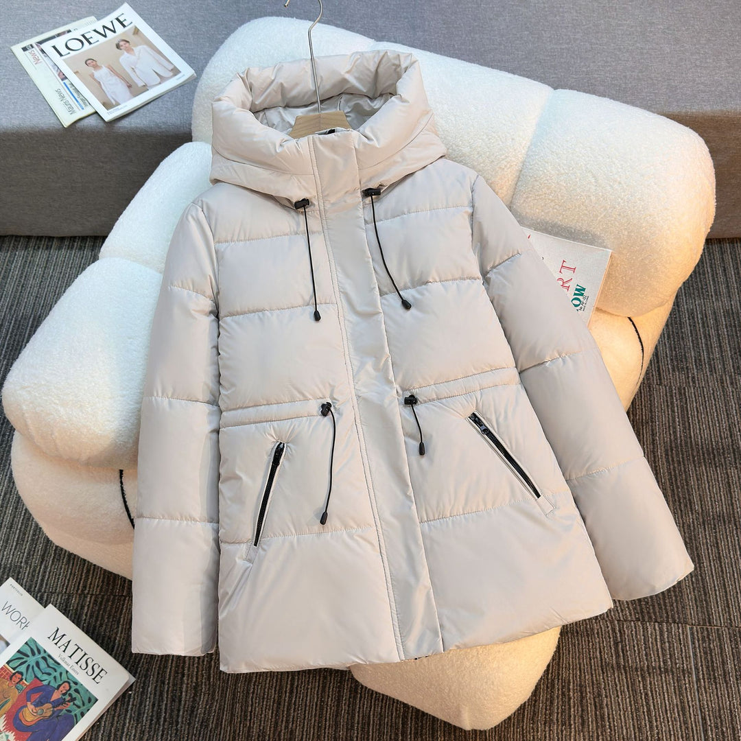Damen Modische Funktionsjacke mit hohem Kragen und praktischen Reißverschlusstaschen Drune