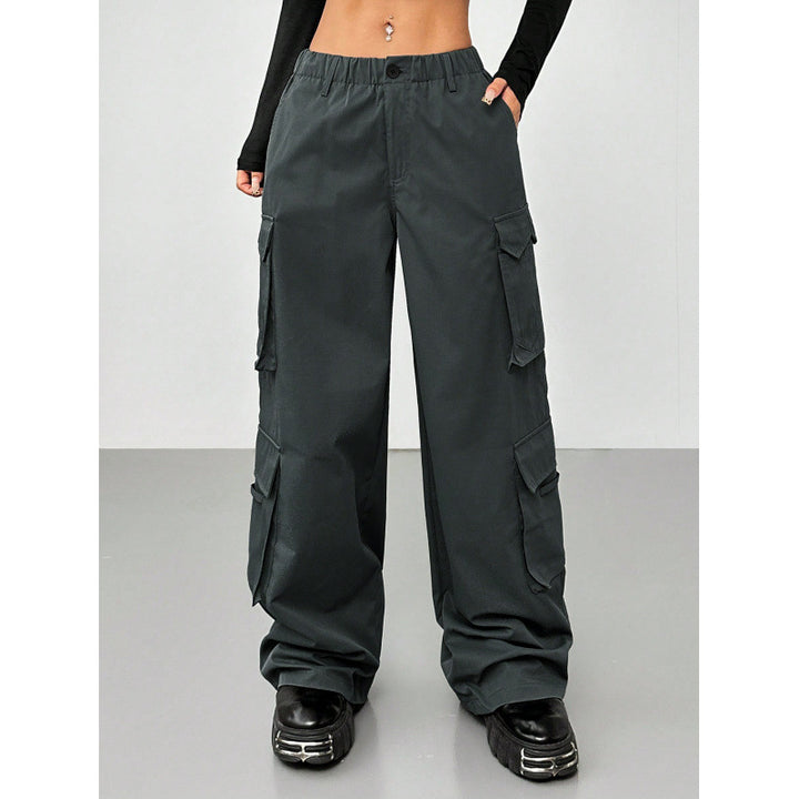Damen Cargo-Hose mit weitem Schnitt und praktischen Taschen Drune