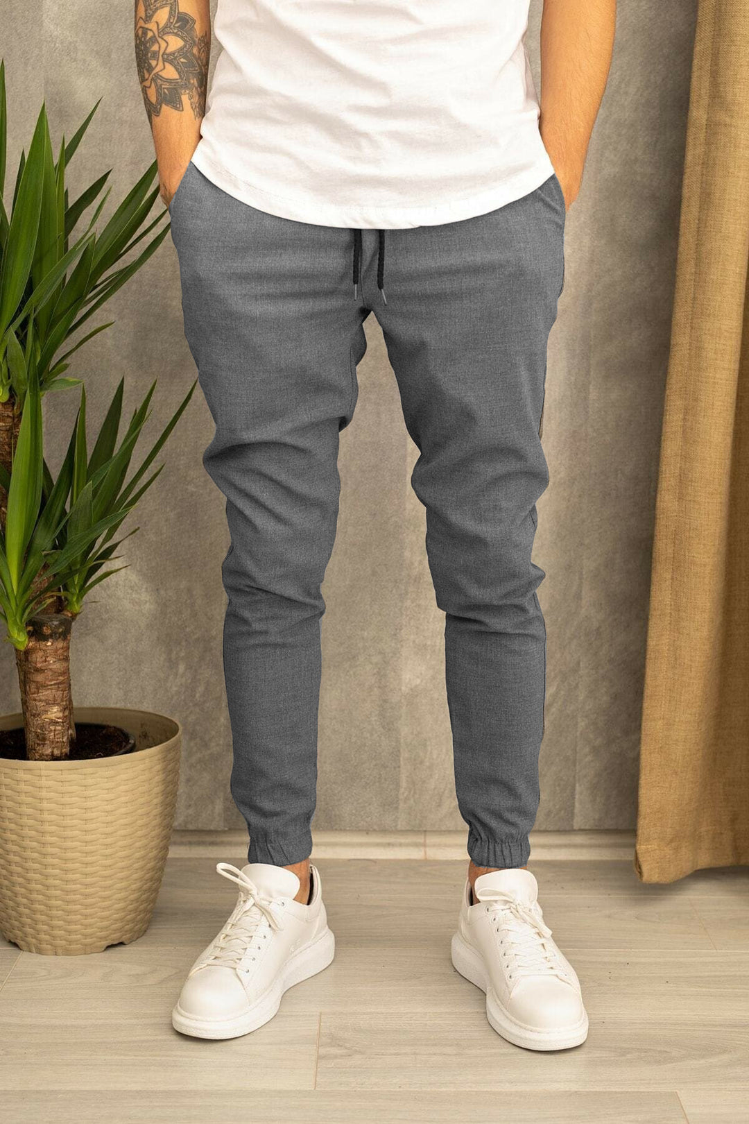 Herren Jogginghose mit modischen Akzenten Drune