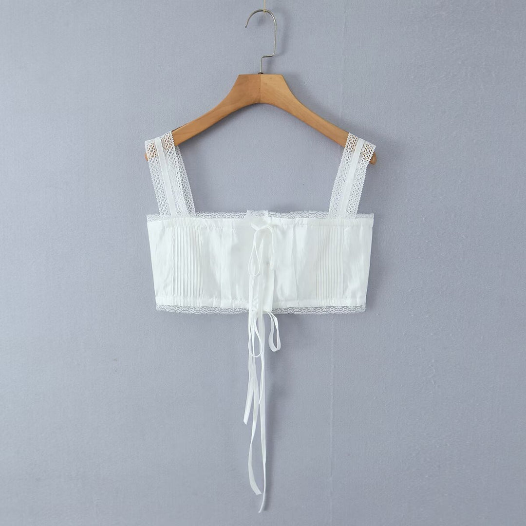 Damen luftige Shorts mit feinen Spitzenakzenten Drune