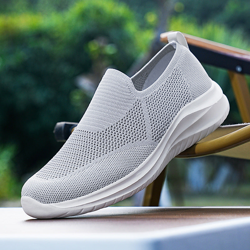 Unisex nan sockenähnlicher Strick-Slipper mit anatomischem Komfortfußbett und flexibler Leichtsohle Drune