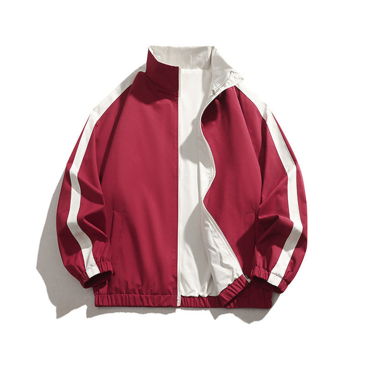 Herren sportliche Übergangsjacke mit elastischen Bündchen und praktischen Reißverschlusstaschen Drune