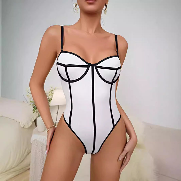 Damen Eleganter Figurformender Bodysuit Drune