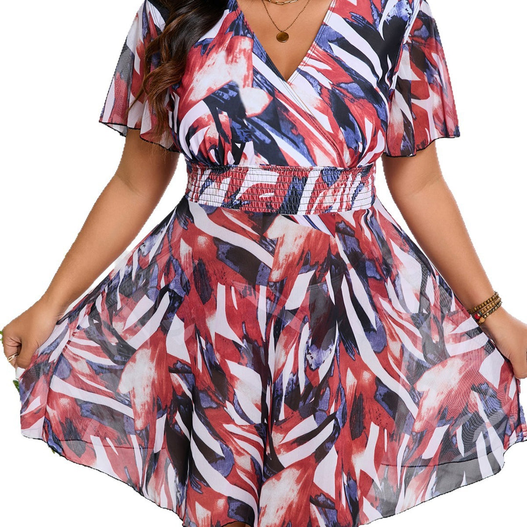 Damen luftiges Strandkleid Drune