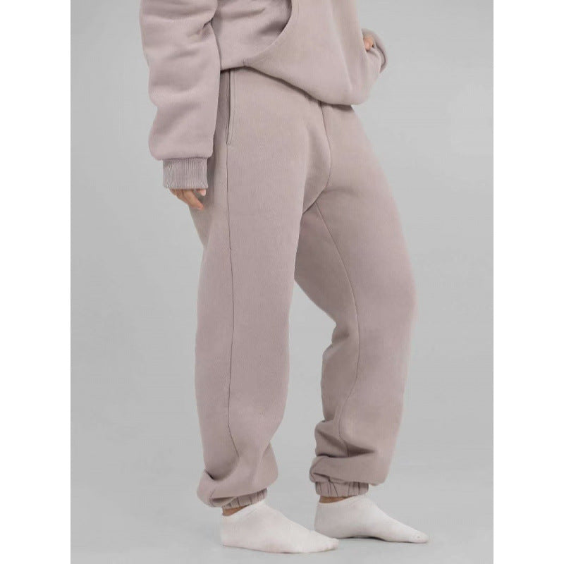 Damen nan extraweicher Oversize-Hoodie mit strukturierter Kängurutasche, überschnittener Schulter und angerauter Innenseite Drune
