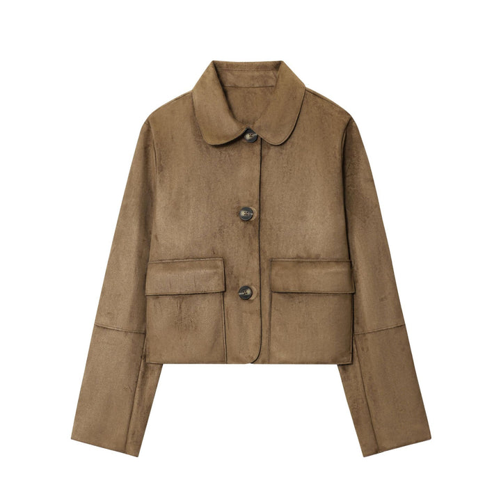 Damen Kurzjacke mit praktischen Taschen Drune