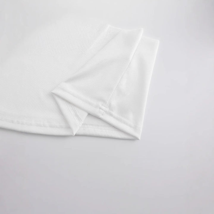 Damen Crop-T-Shirt mit verspieltem Karoband-Motiv und lässigem Schnitt Drune