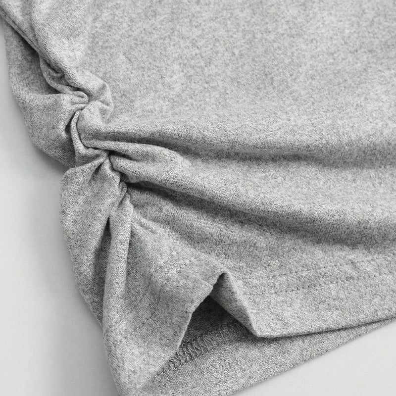 Damen gemütliches Longsleeve Oberteil mit Rundhalsausschnitt Drune
