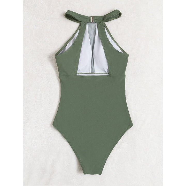 Damen Sportlicher Badespielanzug mit transparenten Einsätzen Drune