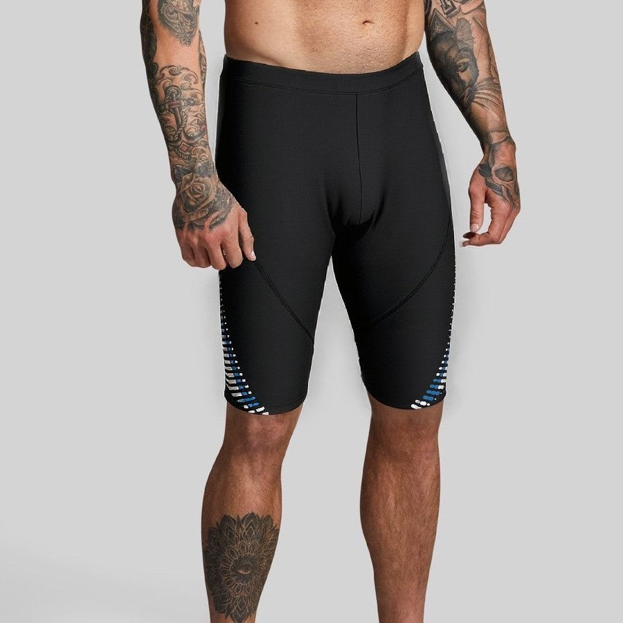 Herren Schwimmshorts mit kompressiver Passform und stylischen Designelementen Drune