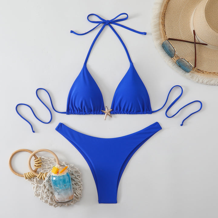 Damen Bikini mit verstellbarem Träger Drune