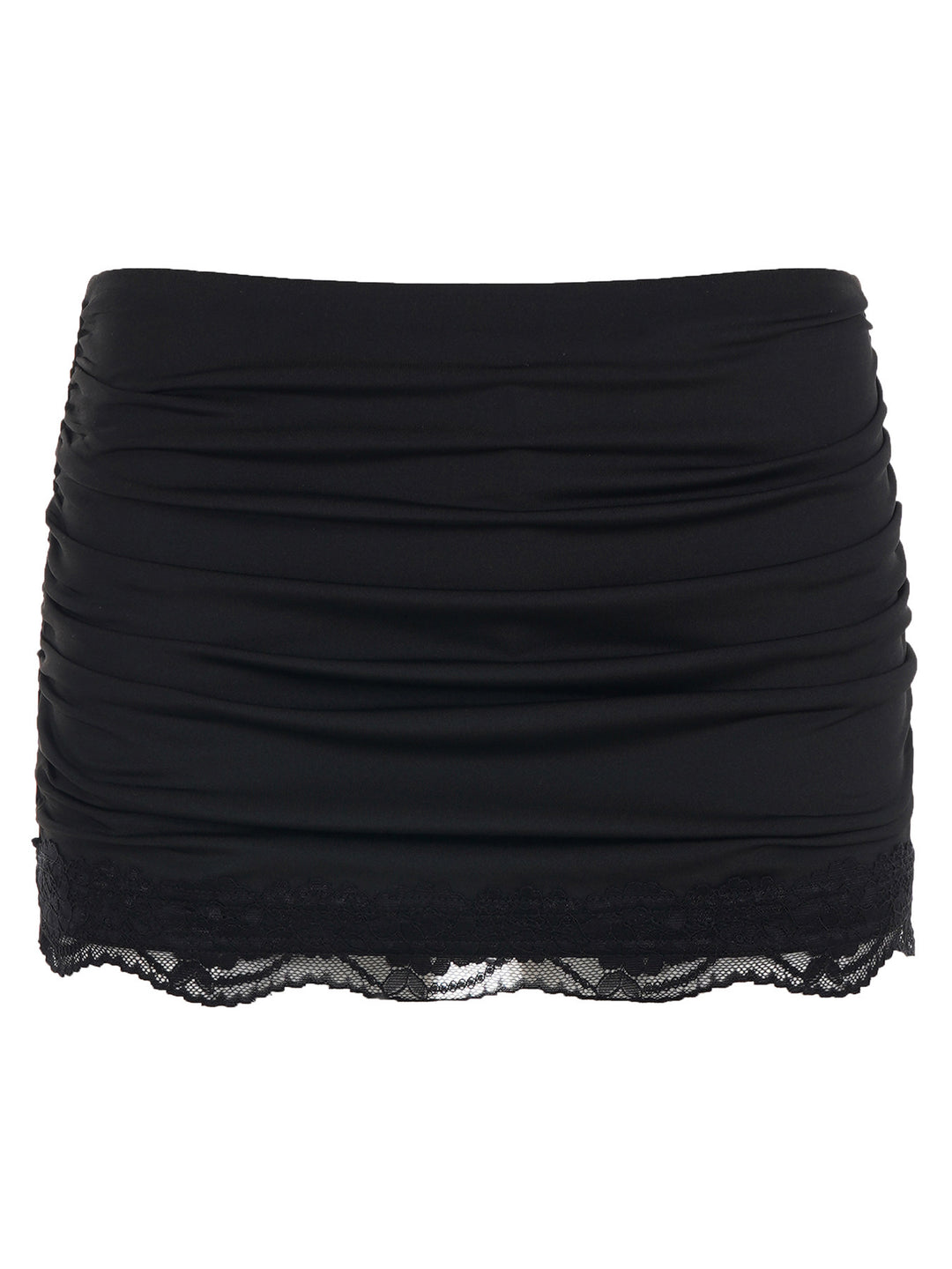 Damen Rüschenrock mit eleganter Spitzenbordüre Drune