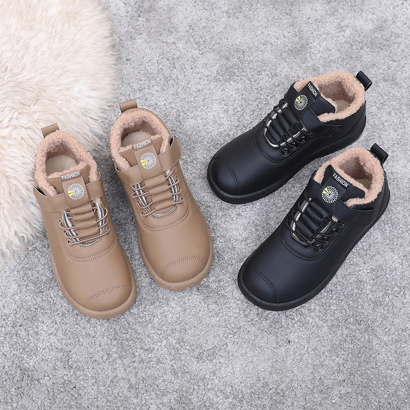 Damen Warme Winter-Sneaker mit weichem Innenfutter und rutschfester Sohle Drune