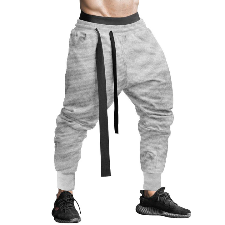 Herren Sportliche Relaxed Fit Jogginghose mit verstellbarem Bund Drune