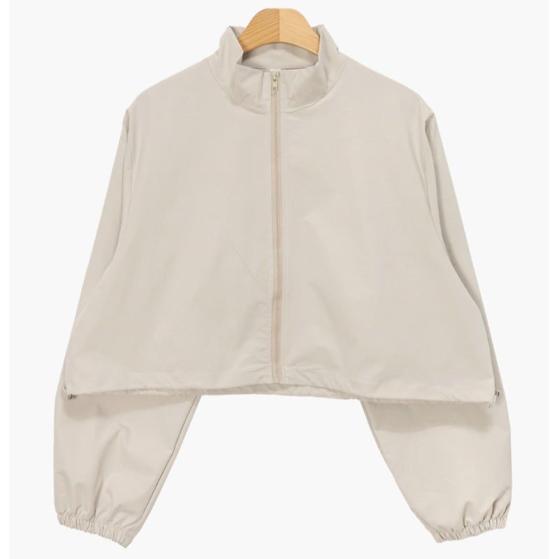Damen leichte cropped Übergangsjacke Drune