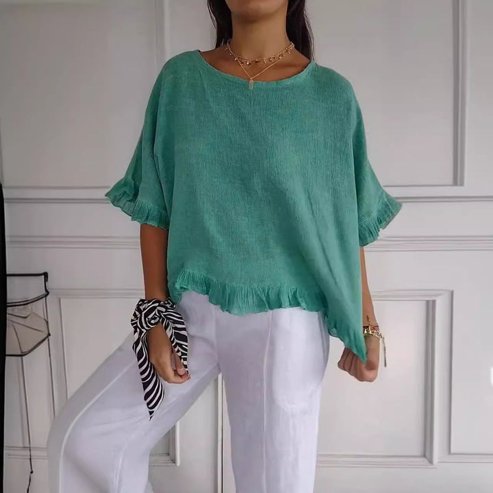 Damen Casual Oversize Shirt Drune