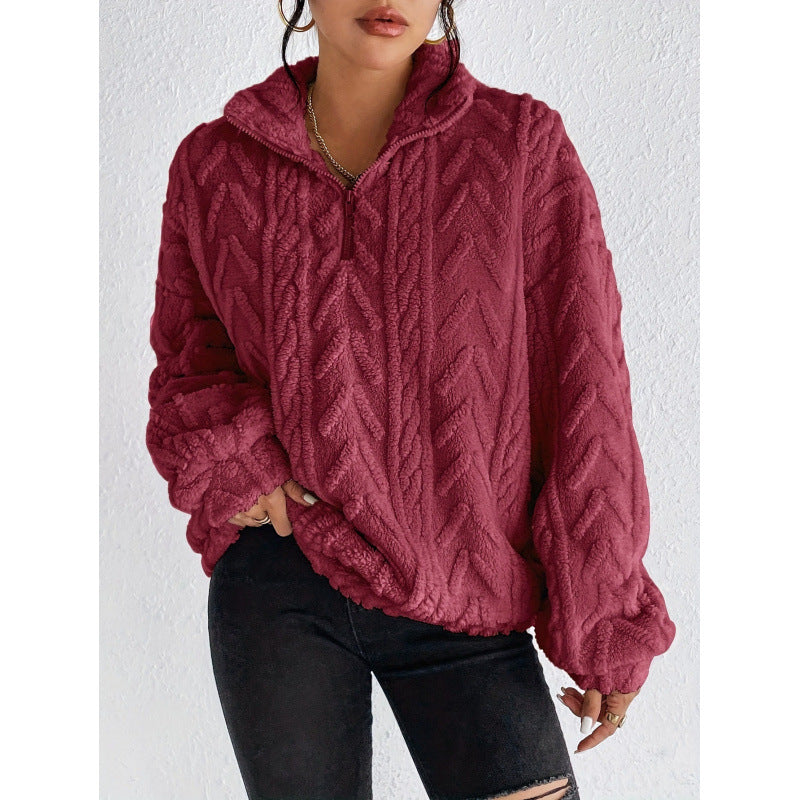 Damen Kuscheliger Kapuzenpullover Drune