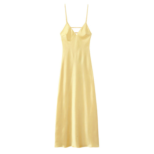 Drune | Glamouröses Midi Sling Langkleid