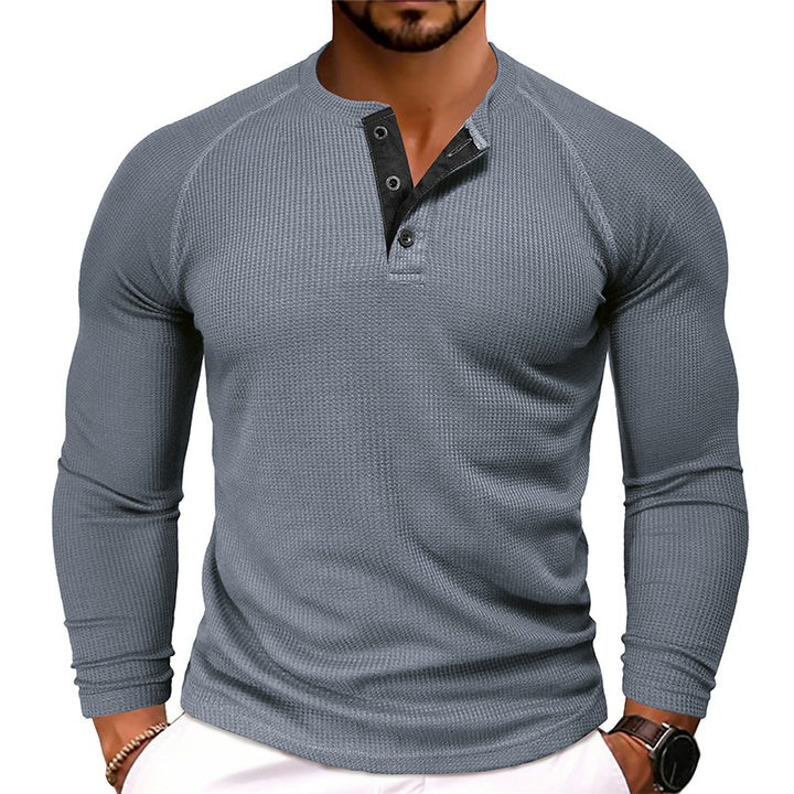 Herren Langarmhemd Drune
