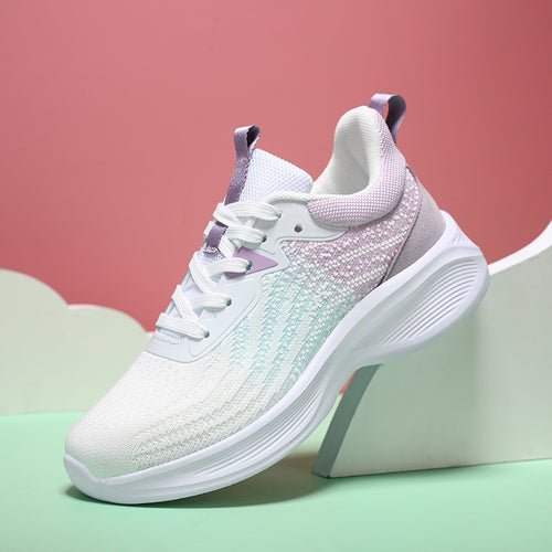 Damen nan leichter Strick-Fit-Sneaker mit nahtlosem Maschenoberteil und ergonomischer Dämpfung Drune