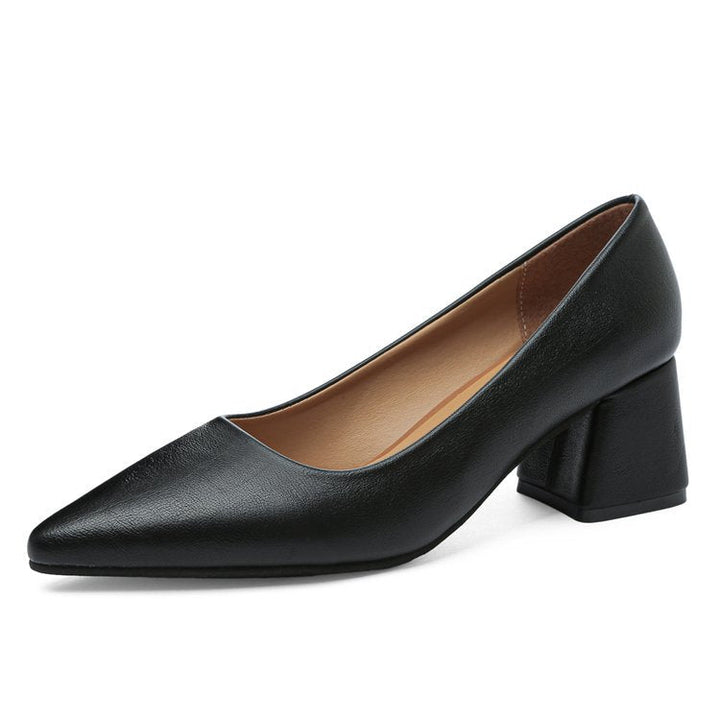 Damen elegante Pumps mit blockiertem Absatz Drune