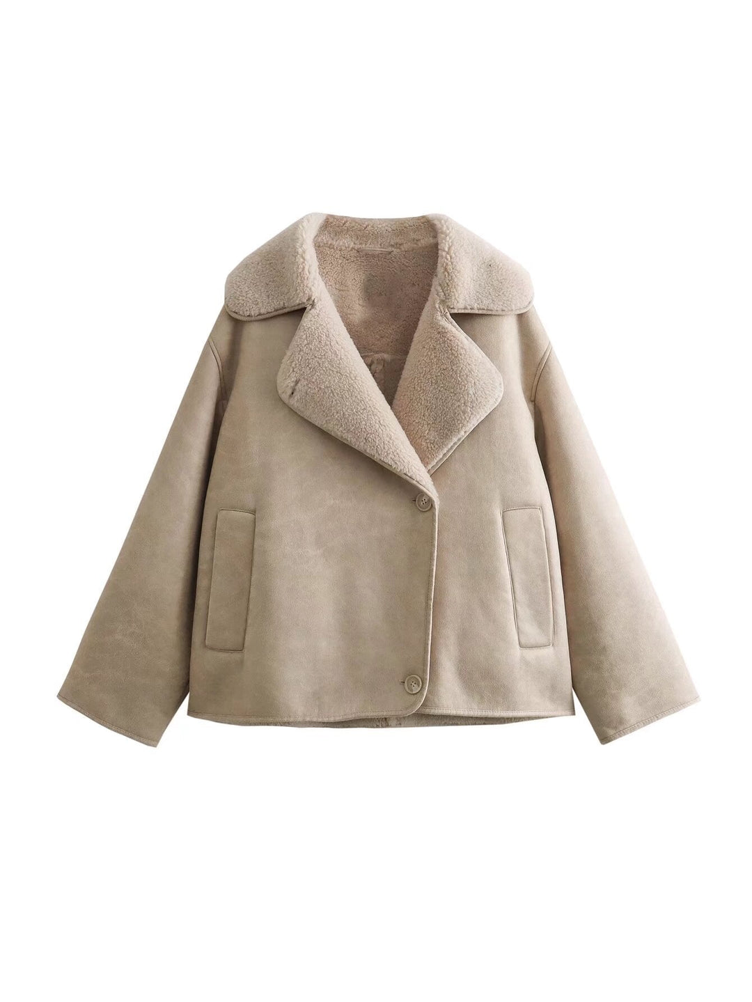 Drune | Klassische Kurze Lederjacke Damen