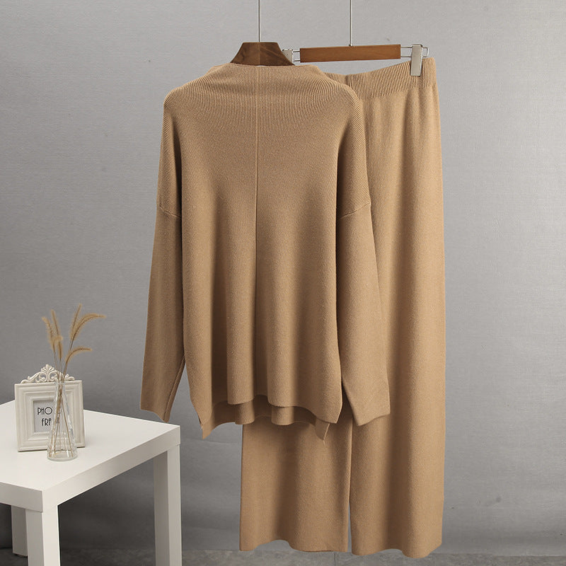 Damen Elegantes Strickensemble mit weitem Schnitt Drune