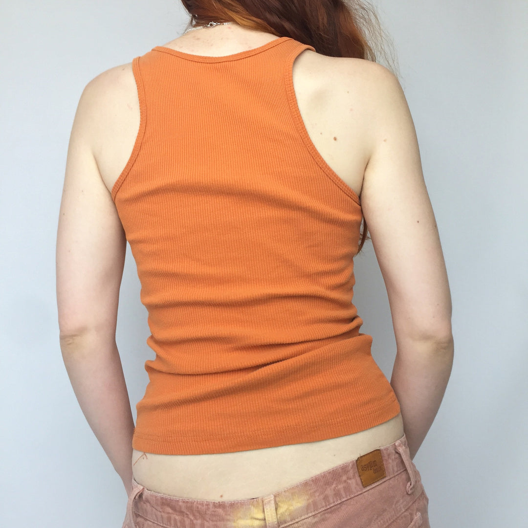 Damen ärmelloses Top im kreativen Retro-Design mit Druck Drune