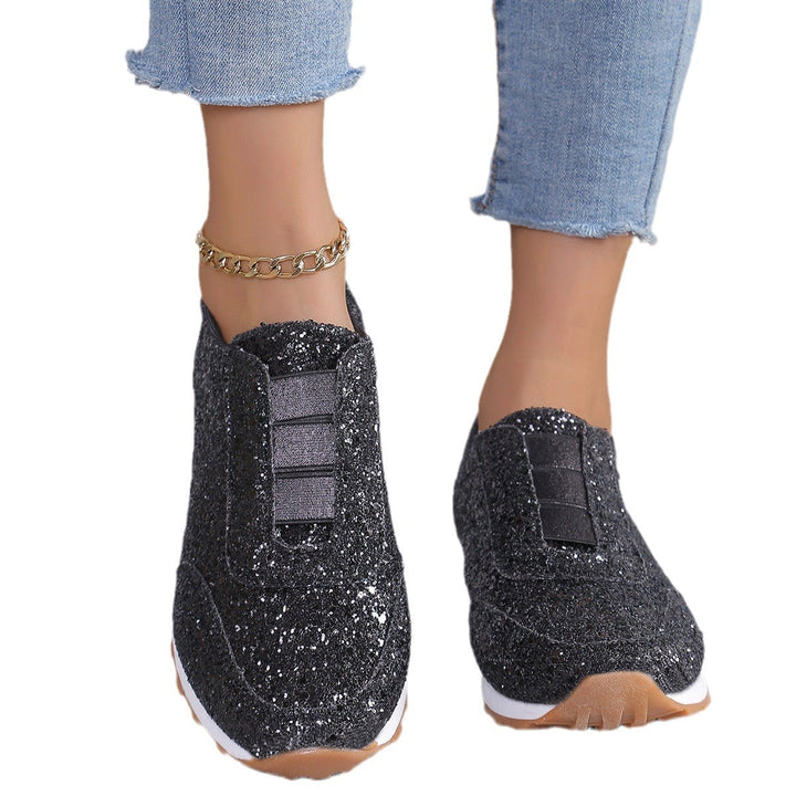 Damen Glitzernde Sneakers im sportlichen Design Drune