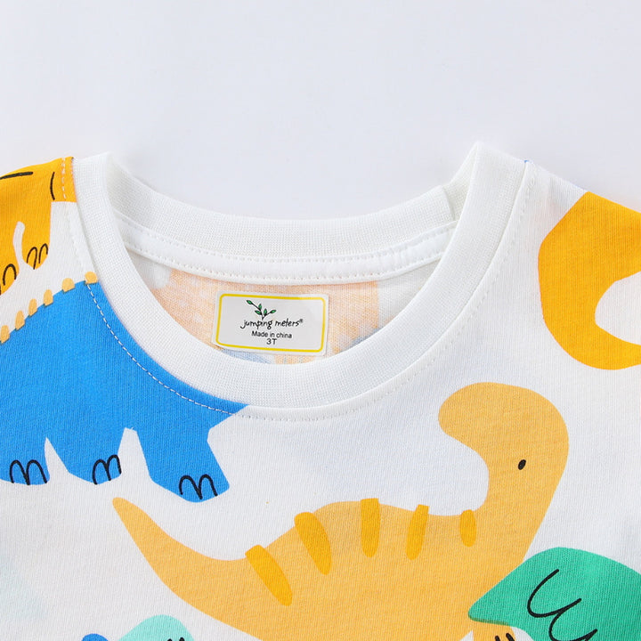 Kinder T-Shirt mit fröhlichem Dinosauriermotiv Drune