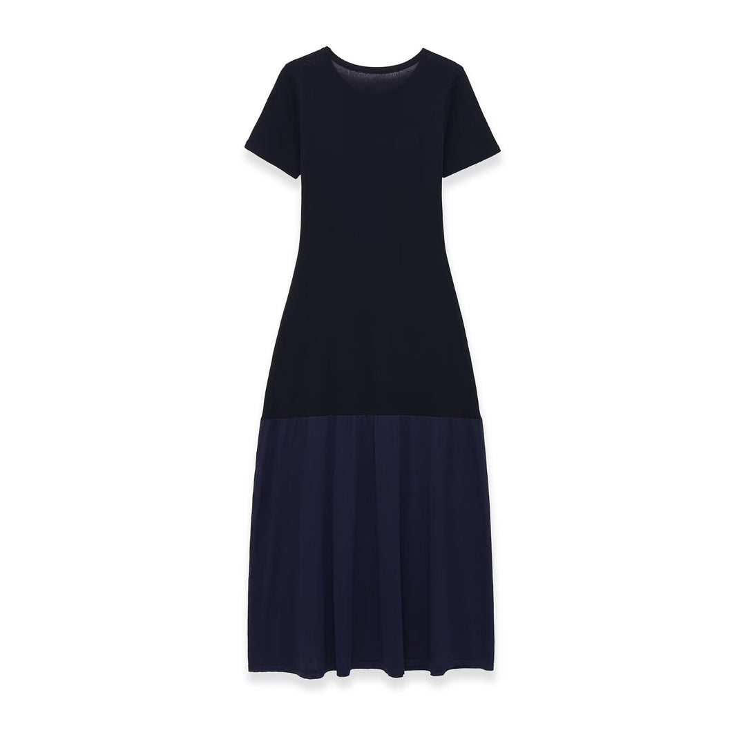 Damen Maxi-Kleid mit elegantem Schnitt und fließendem Rock Drune