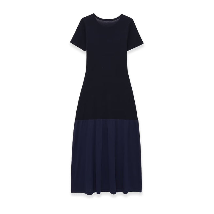 Damen Maxi-Kleid mit elegantem Schnitt und fließendem Rock Drune
