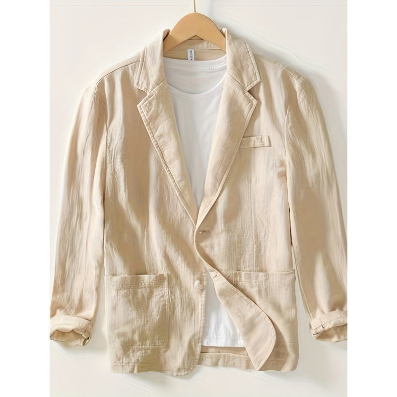Damen Leichter und eleganter Leinenblazer Drune