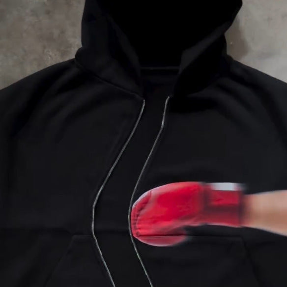 Damen Hoodie mit innovativem grafischem Design Drune