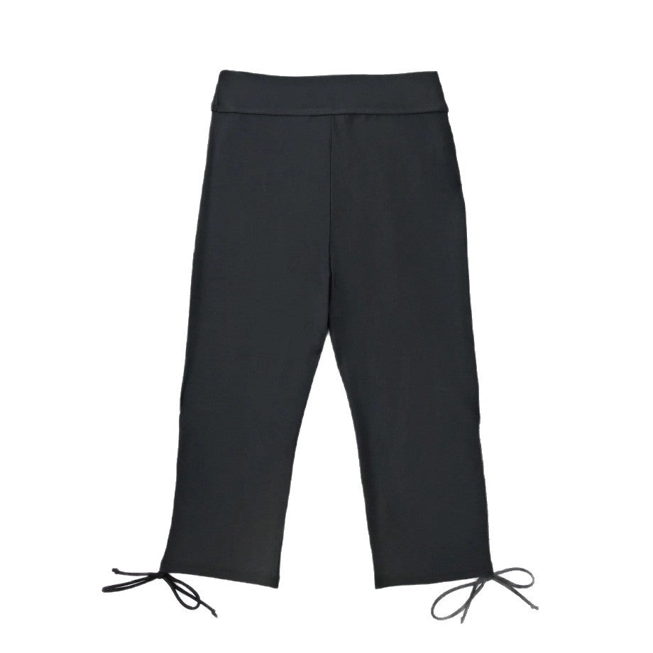 Damen Sportliche Leggings mit verstellbaren Beinsäumen Drune