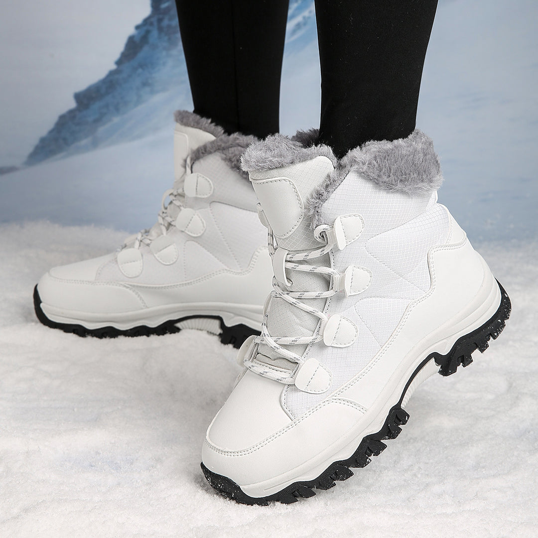 Damen Thermo-Winterstiefel mit isolierendem Futter und rutschfester Sohle Drune