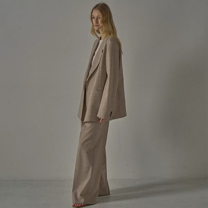 Damen Eleganter Oversized-Blazer mit edlem Schnitt Drune