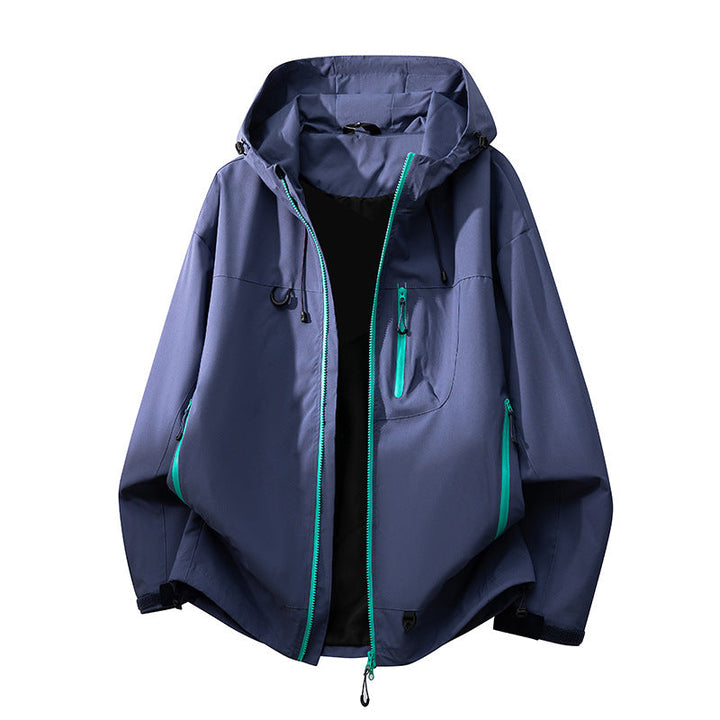 Damen technische Outdoorjacke mit multifunktionalen Taschen und verstellbarem Kapuzensystem Drune