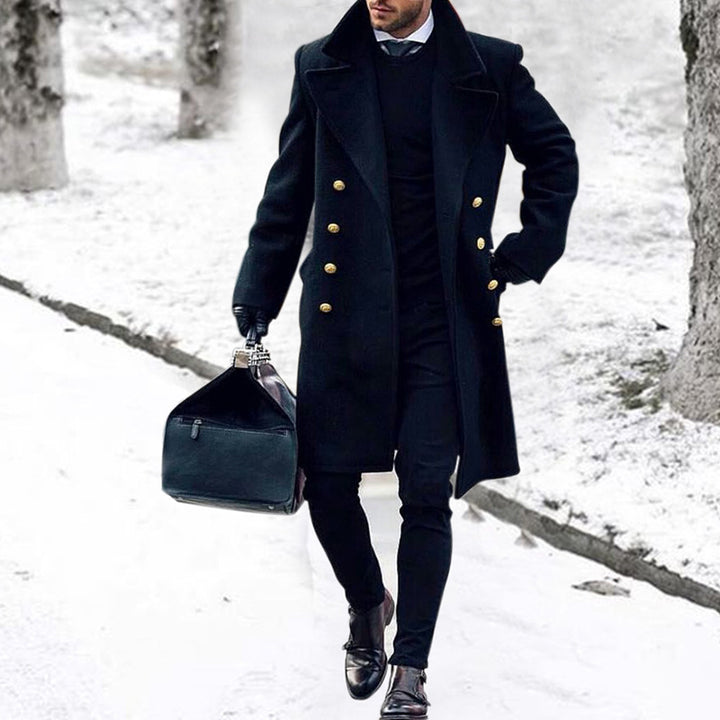 Herren elegante Wintermantel Drune