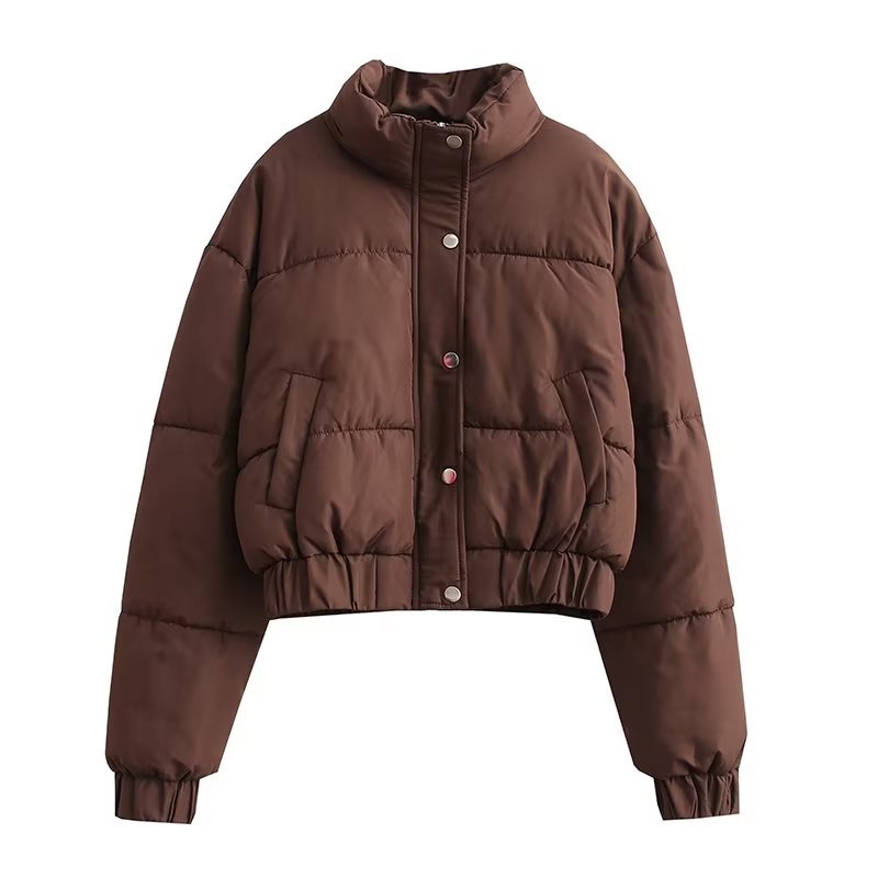 Damen Steppjacke mit hohem Kragen undpraktischen Taschen Drune