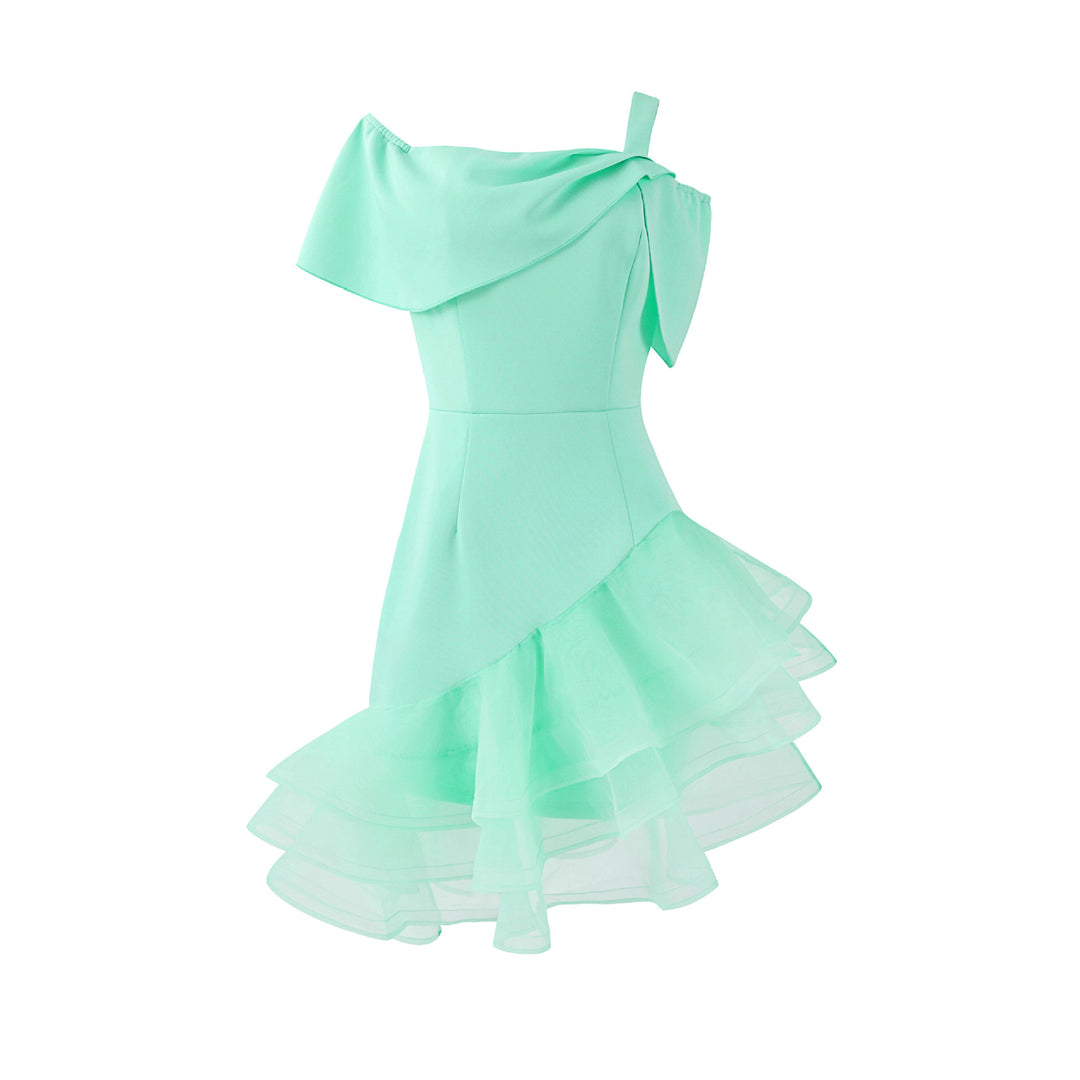 Damen Festliches Wickelkleid Drune