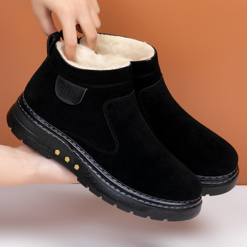 Damen Warmgefütterte Stiefeletten Drune