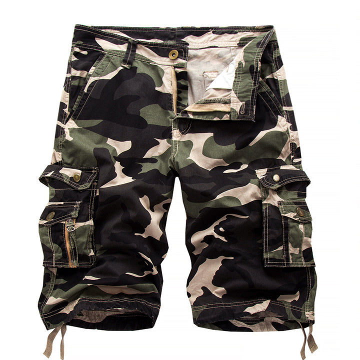 Herren Cargo-Shorts mit Mehrfachtaschen-Nutzungsdesign Drune