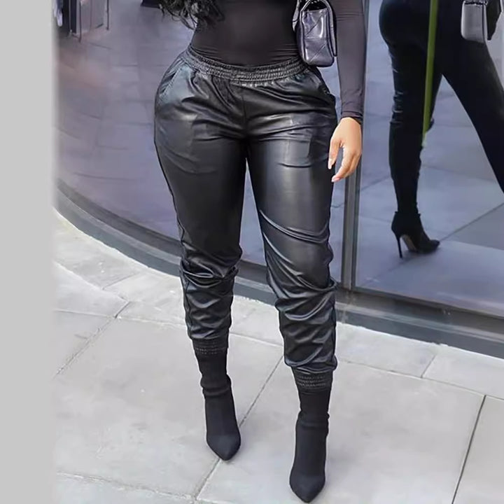 Damen sportliche Lounge-Hosen mit Raffung Drune