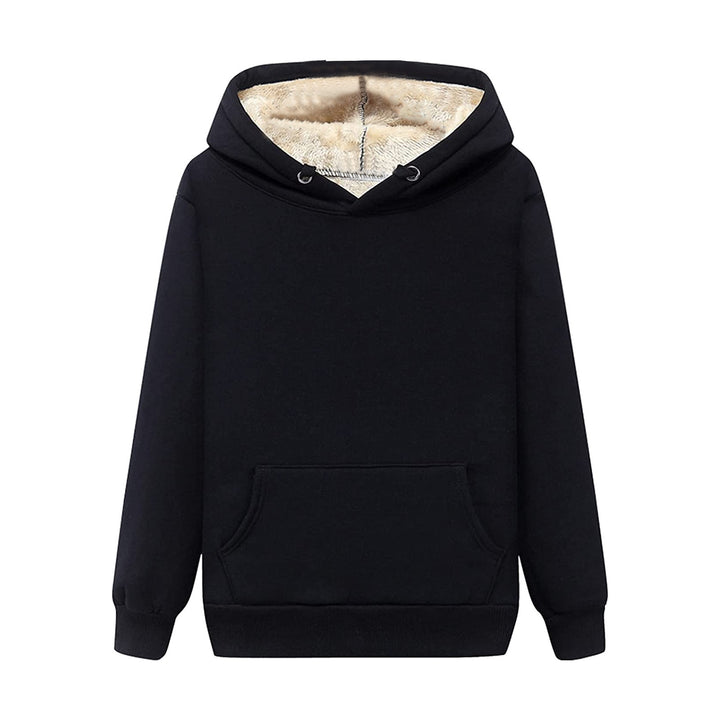 Damen Kuscheliger Hoodie mit Fleece-Innenfutter und praktischen Taschen Drune