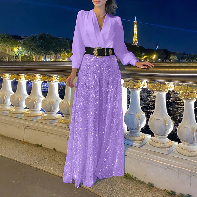 Damen Glamouröser Abendkleid Drune