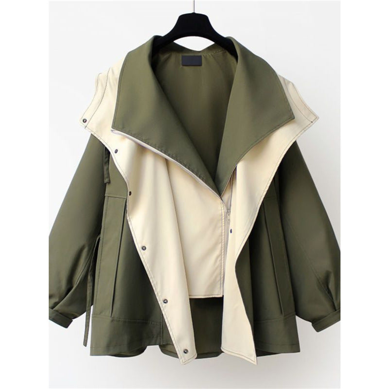 Damen multifunktionale Outdoor-Jacke mit großen Taschen und praktischen Reißverschlüssen Drune
